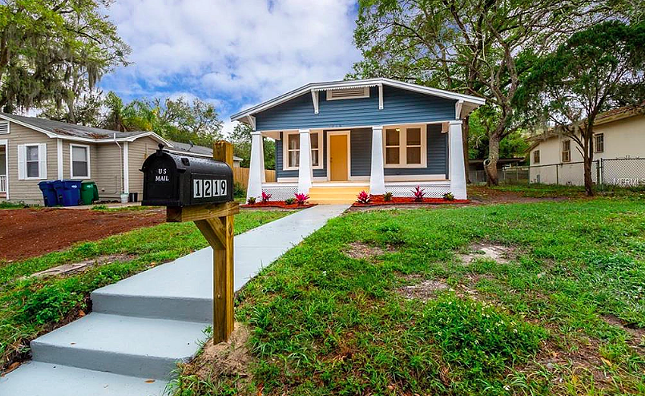1219 E Ida St, Tampa
    $219,900
    Year built: 1925
    3 bed, 2 bath, 1,136 sqft
    This heavily-remodeled, nearly a decade old bungalow comes with plenty of updates like new wood cabinets, granite counter tops, custom back splash, new stainless steel GE appliances, bathrooms, and new lighting and plumbing fixtures.  
    Photo by Zayne Amin Photography