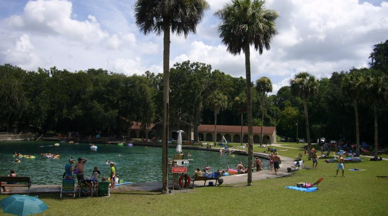   DeLeon Springs State Park 
Estimated drive time from Tampa: 2 hours and 30 minutes 
A spring with rich cultural history, DeLeon Springs State Park is a perfect place to escape the heat with waters that remain cool year-round. The park features a swimming area, kayak rentals, boat tours, trails, a restaurant that allows patrons to flip their own pancakes and more. Admission is $6 per vehicle and the park closes at sunset.
Photos via floridastateparks.org