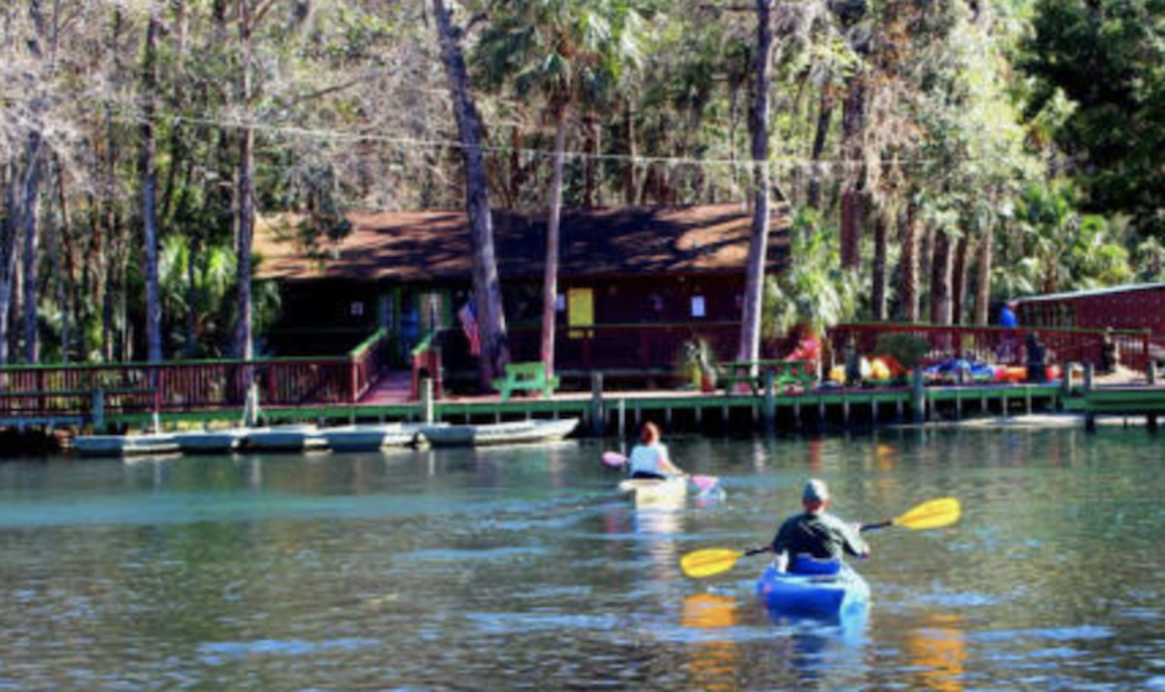 Chassahowitzka
8600 W. Miss Maggie Dr., Homosassa, (352) 382-2200 Click here for more info  
The Chassahowitzka River Campground is a popular place for Florida residents and tourists alike to find shelter from the sun. Rent a kayak for $25 and take it up river. Social distances is recommended between all guests and boat rentals are cleaned in between each use.
Photo via Chassahowitzka/Website