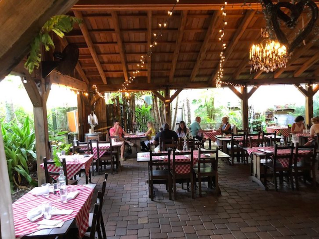 Pia&#146;s Trattoria
3054 Beach Blvd., Gulfport,(727) 327-2190
Visit Pia&#146;s Trattoria for some Italian dining under their cozy, romantic outdoor dining room. 
Photo via Anita S./Yelp