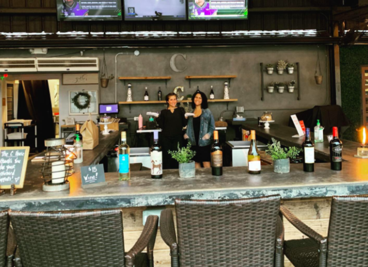 The C House
6005 N. Florida Ave., Tampa, (813) 444-4569
C standing for champagne, charcuterie and cheesecake, the C House menu has everything you might want on a rainy day, plus covered outdoor seating. 
Photo via The C House/Facebook