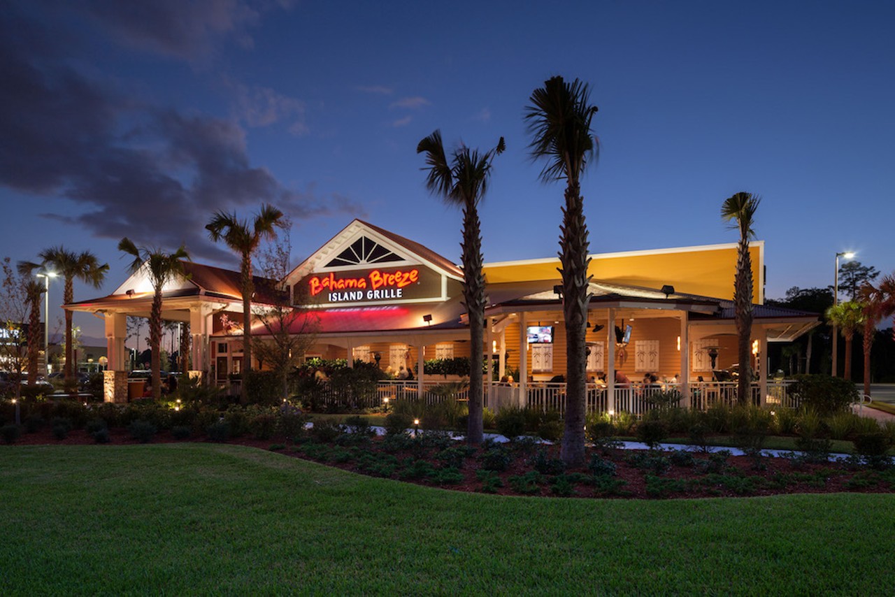 Bahama Breeze  
3045 N Rocky Point Dr E, Tampa,  813- 289-7922
Located next to the Westin, this chain restaurant actually has one of the best happy hours in the Bay, plus it&#146;s got a great view. 
Photo via Darden