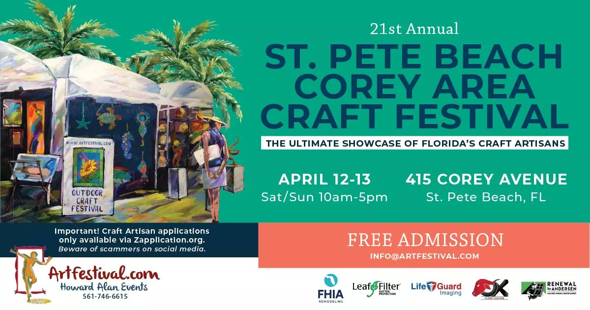 21st Annual St. Pete Beach Corey Area Craft Festival