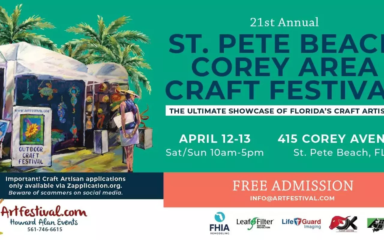 Image: 21st Annual St. Pete Beach Corey Area Craft Festival