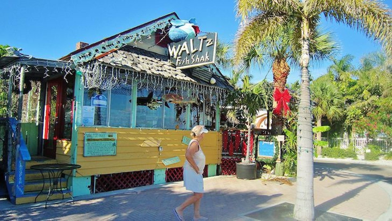  John&#146;s Pass  
Hustle through the crowds and get to the nearest bar in John&#146;s Pass Village for a beer after a day searching for seashells on Madeira Beach. Although swim suits are totally acceptable, shoes are a must. 
12901 Gulf Blvd, Madeira Beach. 
Photo via Photo by Richard McNeil/Creative Commons