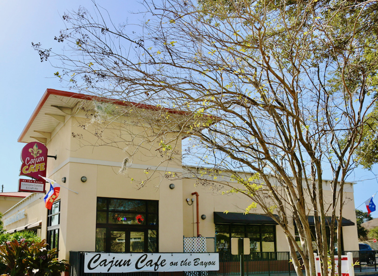 Cajun Cafe on the Bayou
8260 66th St. N, Pinellas Park
The Cajun Cafe on the Bayou used to be an old shack on the water, but in 2019 it moved to a new location. Open for 25 years, the spot cooks Cajun cuisine, along with seafood dishes. Check it out for some jambalaya, Creole gumbo, crawfish cornbread and a shrimp bowl.
Photo via Cajun Cafe on the Bayou/Website