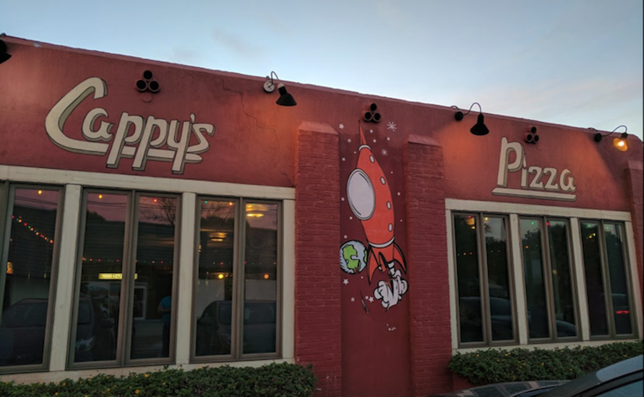 Cappy&#146;s Pizzeria  
4910 N Florida Ave, Tampa, 813-238-1516
Cash only! This pizza joint is like a scene from Stranger Things, nothing but vintage decor. Slide in for a pie. 
Photo via Google Maps