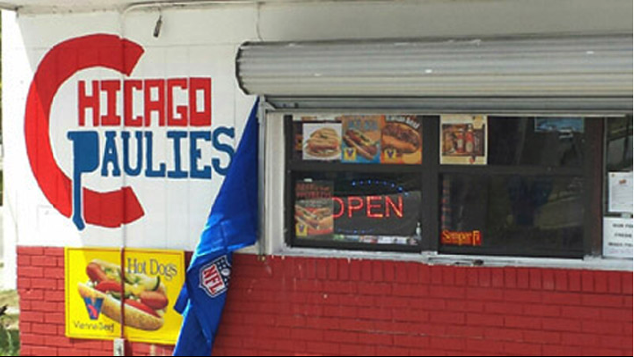 Chicago Paulie's
1301 N. Howard Ave., Tampa, 813-494-4275
Hooked to the side of Perfect gas station on Howard Avenue, Chicago Paulie&#146;s brick front food window is serving up its Windy City dogs and sandwiches with all the fixings. From the Chicago Dog, served one a poppy seed bun topped with mustard, relish, onion, pickle, tomato, sport peppers and celery salt, to the Italian Beef on a french roll, topped with spicy giardinara or grilled peppers and onions.
Photo via Chicago Paulie&#146;s/ Facebook 