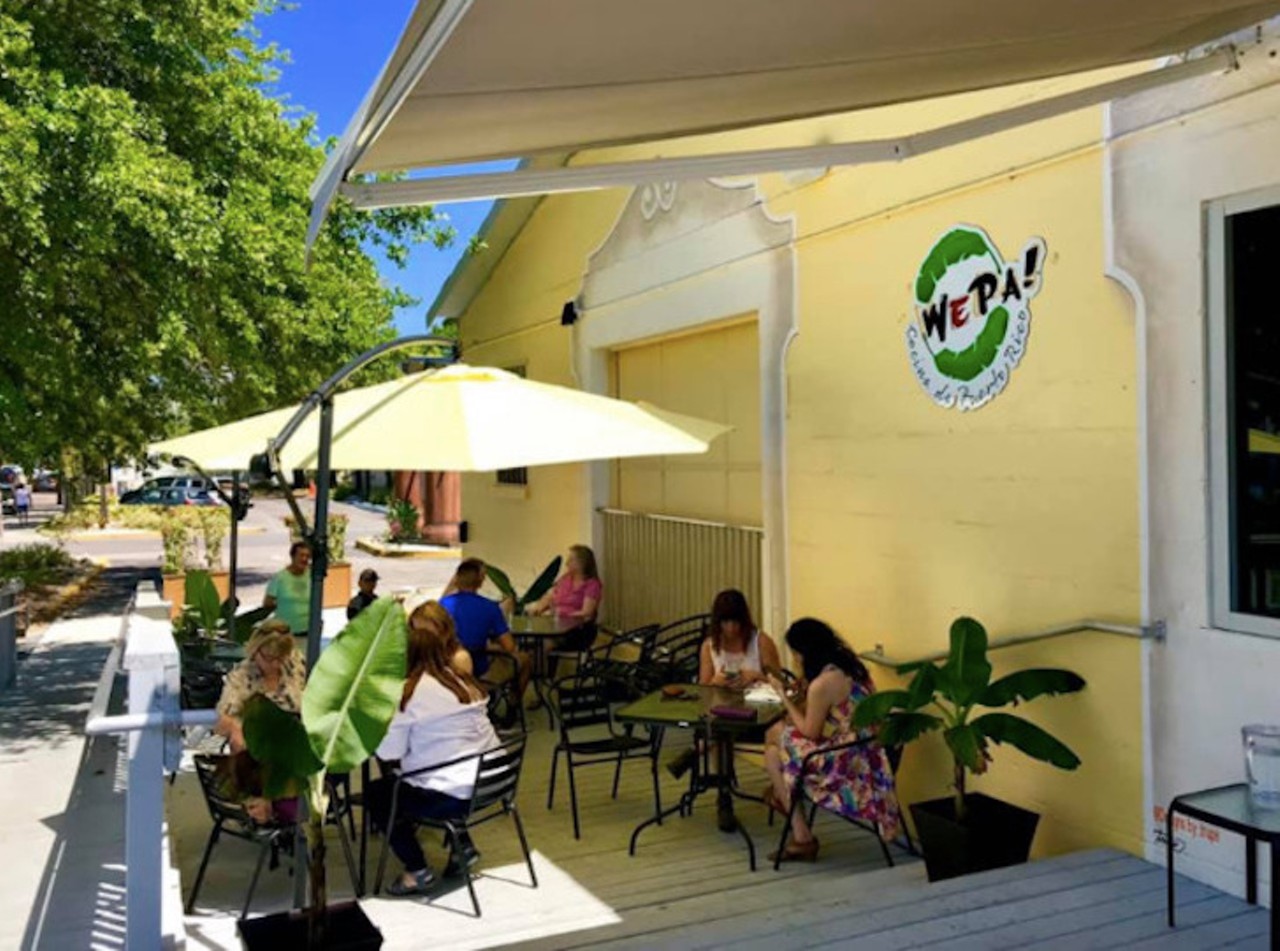 WEPA Cocina de Puerto Rico  
2149 3rd Ave. S. Unit #6, St. Petersburg, 727-420-7832
Wepa set up shop in the up-and-coming Warehouse Arts District of Downtown St. Petersburg early in 2019, serving up traditional Puerto Rican cuisine prepared according to owner Jean Totti&#146;s three generation-old, handwritten family recipes. The cinder block restaurant is painted bright yellow, conveying the same jubilant sentiment as its name, Wepa, which roughly translates to &#147;All right!&#148;
Photo via WEPA Cafe/ Facebook