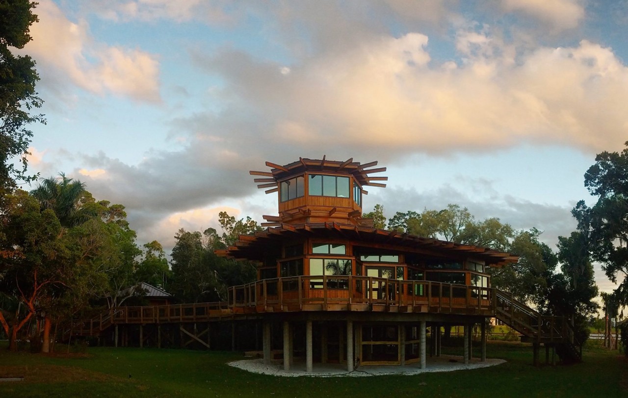 The NEST at Robinson&#146;s Preserve   
840 99th St NW Bradenton, FL 34209, (941) 742-5923
The giant, adult treehouse of your dreams. A nature and education center, yoga studio, event space, the NEST is in the middle of hundreds of acres of marsh, wetlands, and native foliage. The top floor of the NEST offers a 360 degree view of the entire preserve. 
Photo via  Adam Boehm
