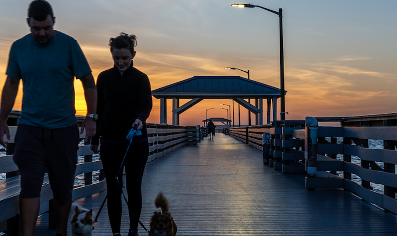 Grab some conch fritters and watch the sunset at Ballast Point Park
5300 Interbay Blvd, Tampa, (813) 274-8615, Click here for more info  
The park is free and provides a great view of Downtown Tampa&#146;s skyline. Pick up some conch fritters at Taste of Boston, sit on the pier and enjoy the sunset or watch local fishermen reel &#145;em in. 
Photo via City of Tampa/Website