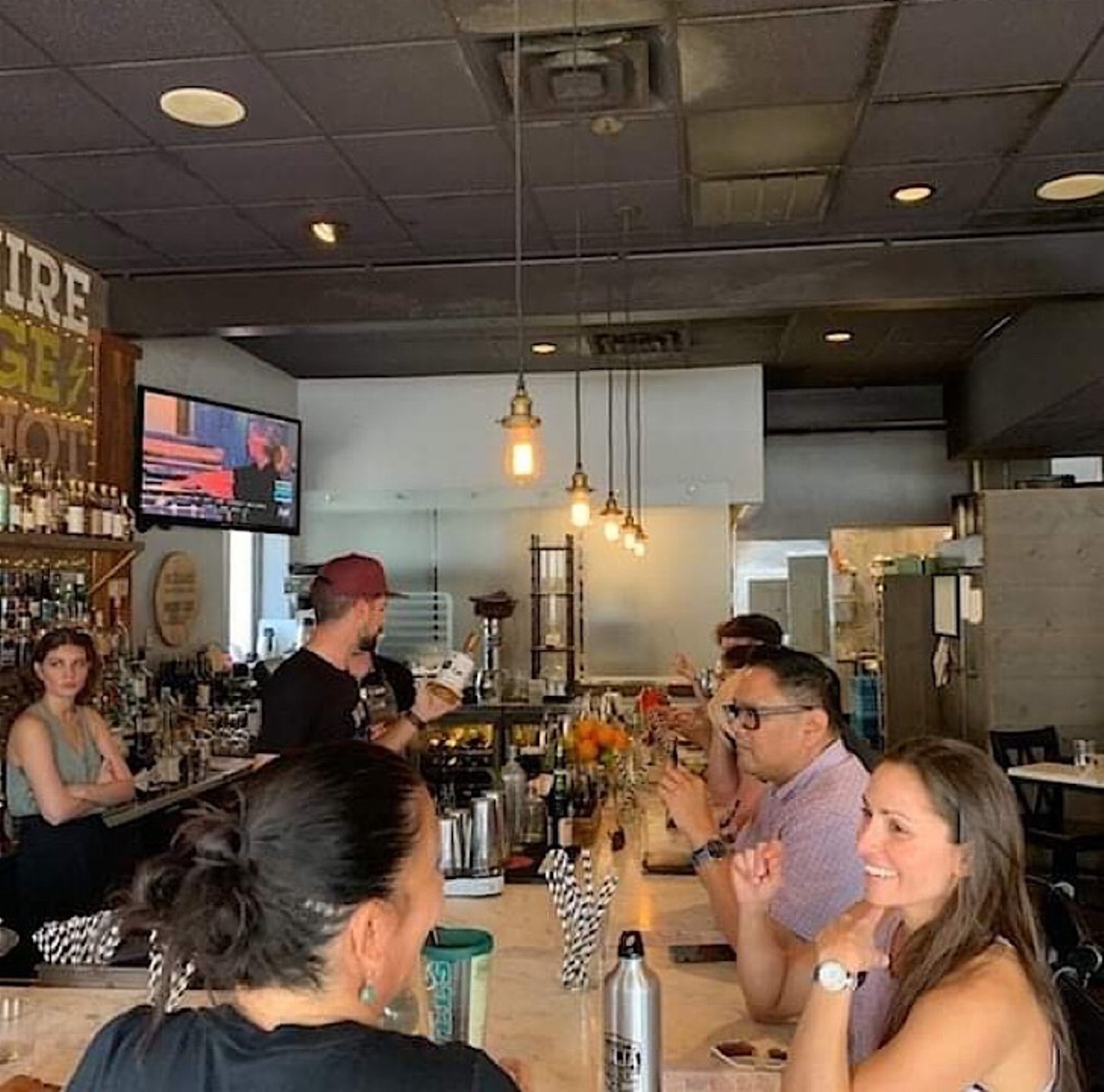 Edison: Food + Drink Lab  
912 W Kennedy Blvd, Tampa, 813-254-7111
Chef Jeannie Pierola, a James Beard Semifinalist, heads up this interesting restaurant. If you want to support local legendary chefs, this is the spot to hit up. 
Photo via Edison: Food + Drink Lab/Facebook