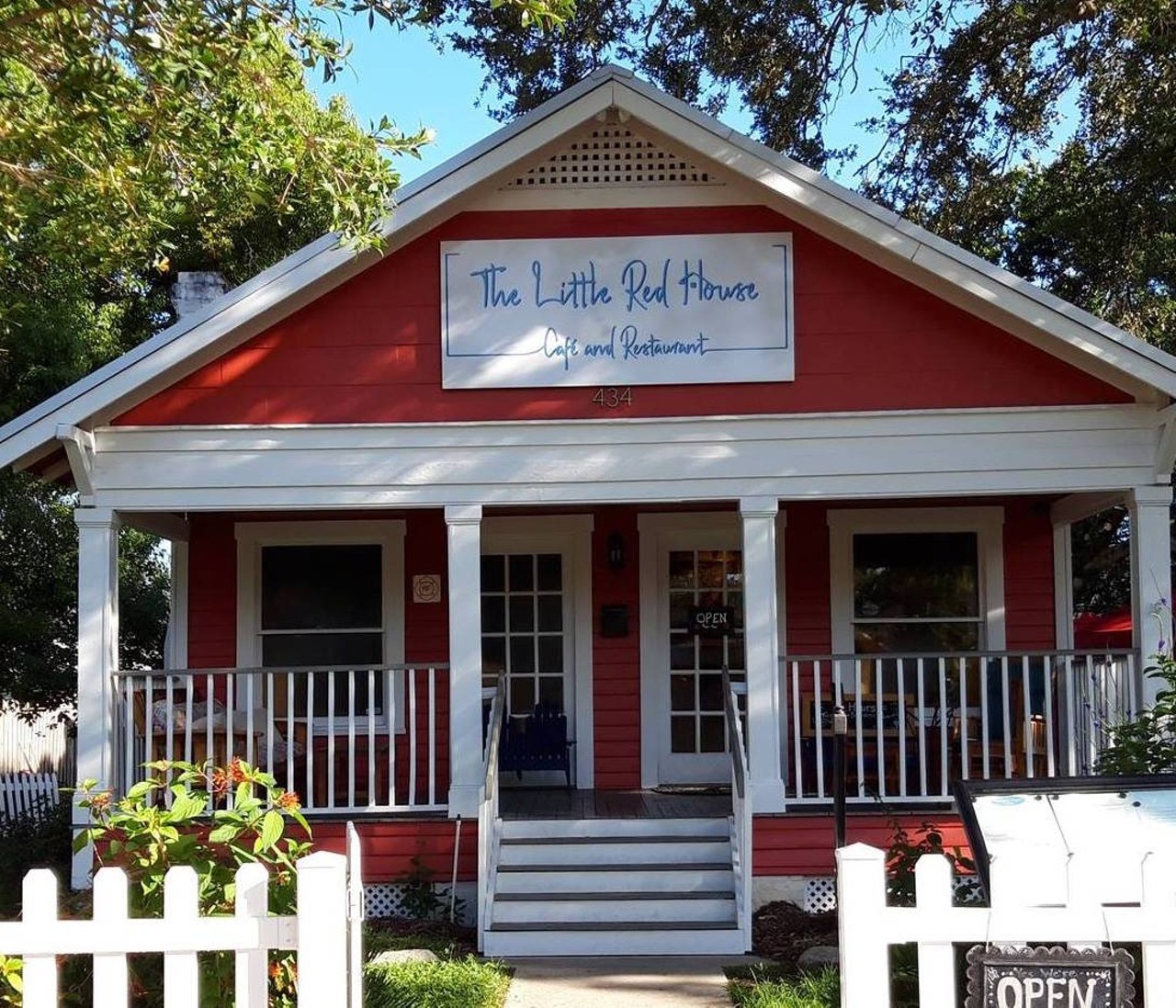 Little Red House 
434 Virginia Ln, Dunedin, FL 34698, (727) 734-0909  
You can't miss it. One of the cutest joints in town inside and out. The little French-American cafe and bakery has Sunday morning, post-hangover brunch vibes. They&#146;re also open for dinner on Friday and Saturday nights. Perfect spot to let your kids run around while you enjoy an espresso.
Photo via Little Red House/Facebook