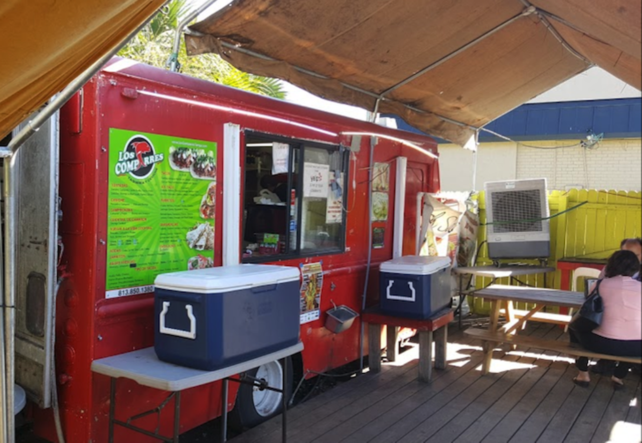 Los Compares  
5305 N Armenia Ave, Tampa, 813-850-1380
Be on the lookout for little red food truck slinging burritos, ceviche and street tacos. Thankfully, this one is stationed on Armenia, so you don&#146;t have to hunt it down on Taco Tuesday.
Photo via Google Maps