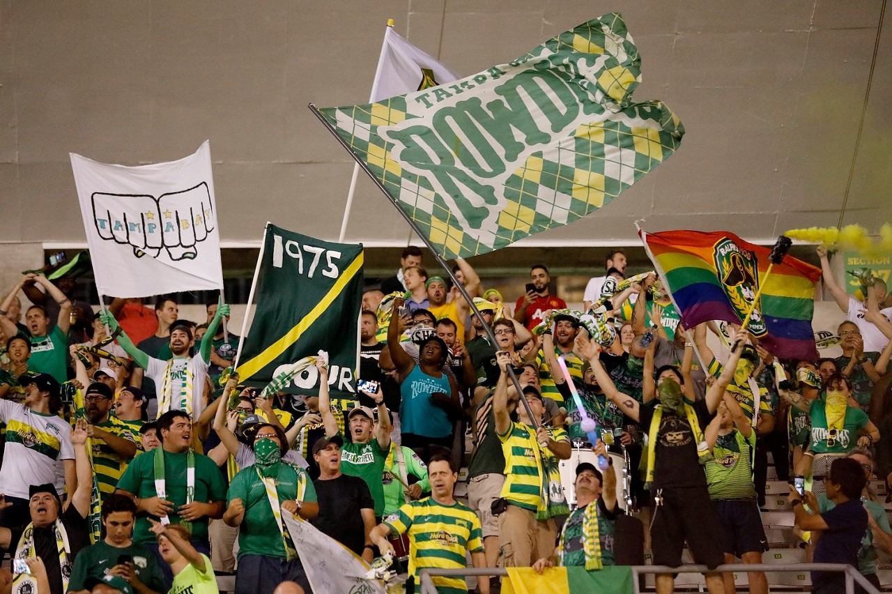 Rowdies at Al Lang Stadium  
230 1st St S, St. Petersburg, FL 33701, (727) 222-2000
A soccer game is one of the only places where screaming kids is socially acceptable, especially at a Rowdies game. St Petersburg&#146;s Al Lang Stadium hosts Rowdies games all summer long. Excitement is high, faces are painted, and the beer is cold (for the parents of course). 
Photo via Rowdies/Facebook