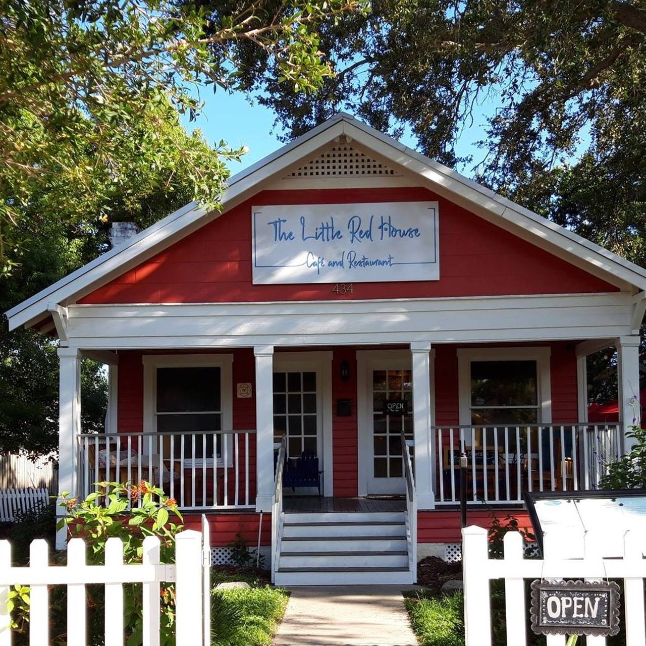  Little Red House 
13090 Gandy Blvd N, St. Petersburg, FL 33702, (727) 317-5751
Yes, it&#146;s as cute as it sounds. Little Red House is known for its French-American brunches and bakery, but it also has a lounge chairs perfect for sipping wine in, a canopy to relax under, and a sandbox for the kiddos to play in (and not bother your relaxation).  
Photo via Little Red House/Facebook