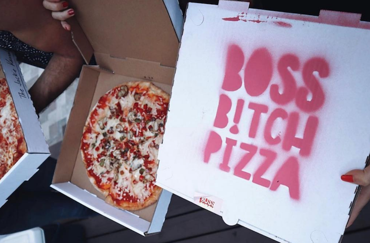 Boss Bitch Pizza  
Delivery through UberEats, DoorDash or Postmates 
OPEN FOR BUSINESS: This delivery only pizza service is all about getting what you want without the guilt and without sacrificing flavor. Boss Bitch Pizza&#146;s pies are made with gluten-free vegan cauliflower crust and named for iconic women of history like The Jackie Kennedy, The Donatella and The Audrey Hepburn.
Photo via BossBitchPizza/Instagram