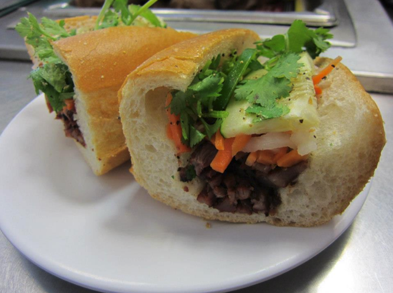 Banh mi at Saigon Deli 
3858 W Waters Ave, Tampa
Cheap, good eats is what Saigon Deli is all about. It&#146;s a safe bet for a chicken liver Banh mi and a steaming hot bowl of pho. Just order at the front and grab a seat for it to be delivered. Look like you&#146;ve done this before.
Photo via Saigon Deli/ Facebook