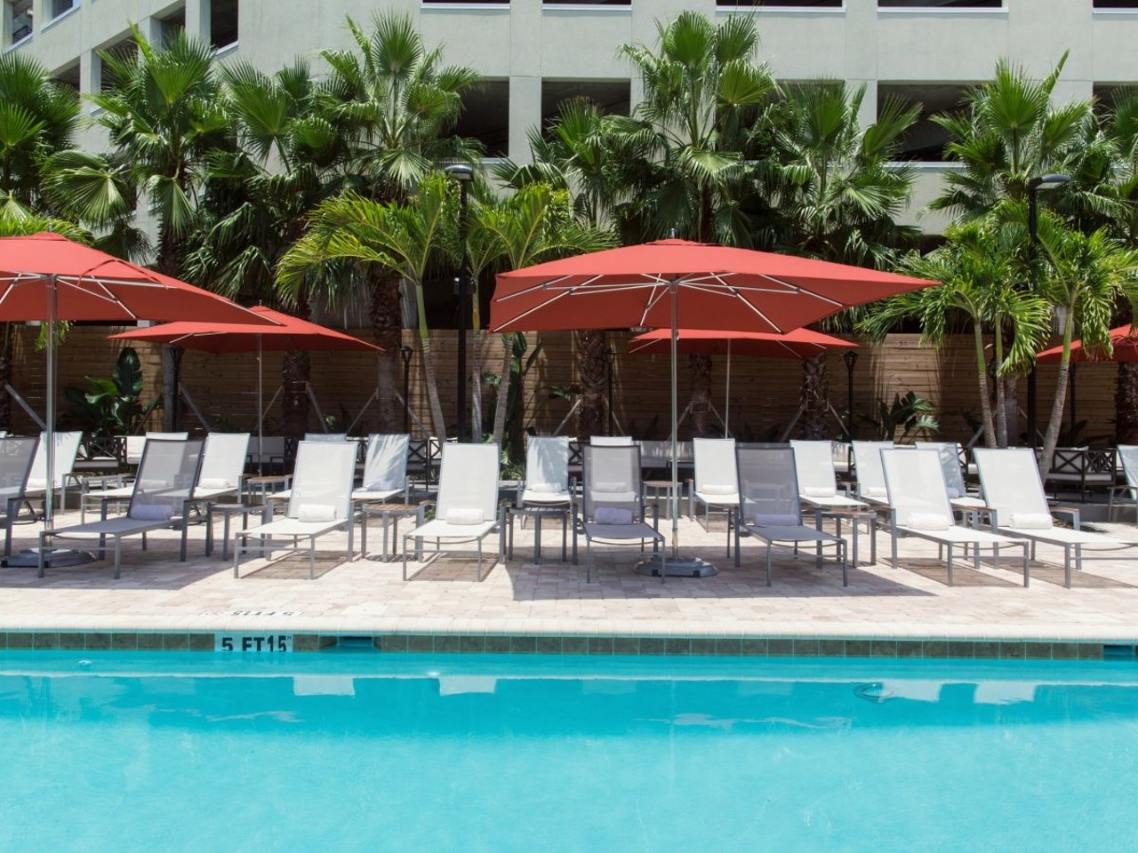 Epicurean Hotel
1207 S Howard Ave., Tampa, 855-829-2536    
$20
Before your night out in SoHo, unwind on a lounger or take a dip for $20 at the Epicurean Hotel. Day passes come with amenities like access to the outdoor heated pool, one reserved lounge chair per ticket, available food and drinks at the newly opened Lobby Bar and complimentary Wi-Fi and self-parking. Craving a sweet treat? The popular Tampa ice cream chain Chill Bros. is just a minute-walk from the pool.
Photo via Epicurean Hotel, Autograph Collection/Facebook