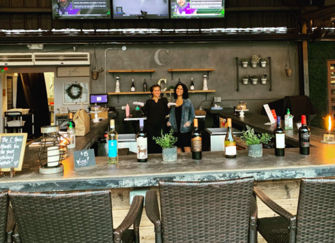 The C House
5415 W Tyson Ave., Tampa, (813) 444-4569
The C House has opened its patio and to-go orders with separate on-premise and to-go menus. Hours of operation have been changed to 12 to 10 p.m. Monday through Thursday, 12 to 11 p.m. Friday through Saturday and 11 to 9 p.m. Sunday. Guests can expect increased sanitizing efforts, single-use menus and live music from a 6-foot distance. 
Photo via The C House/Facebook