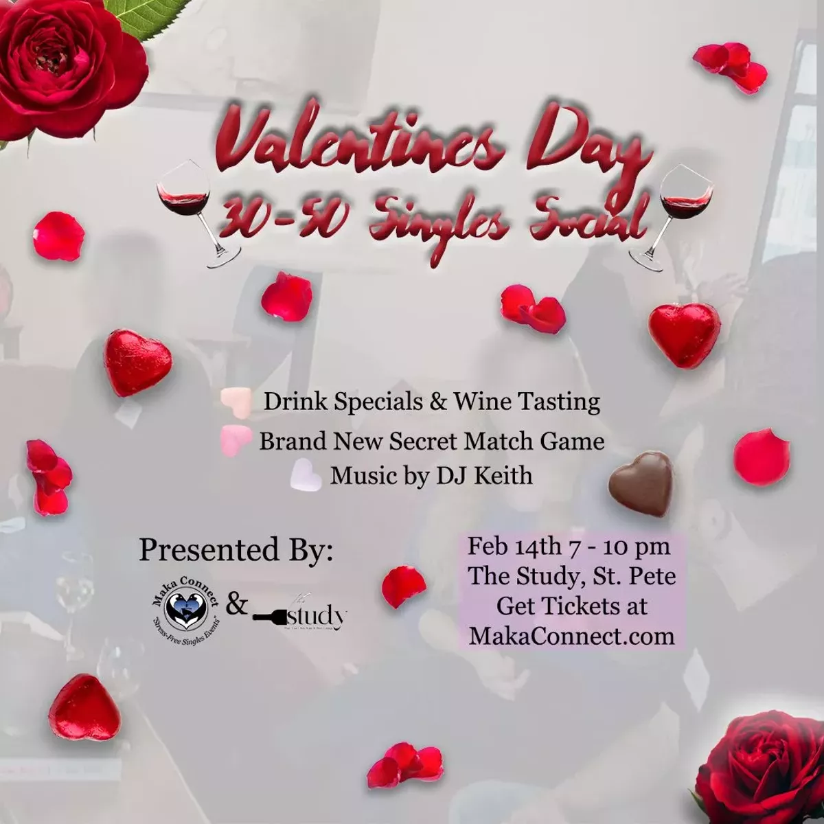 30-50 Valentine's Day Singles Social