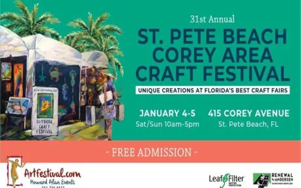 Image: 31st Annual St. Pete Beach Corey Area Craft Festival