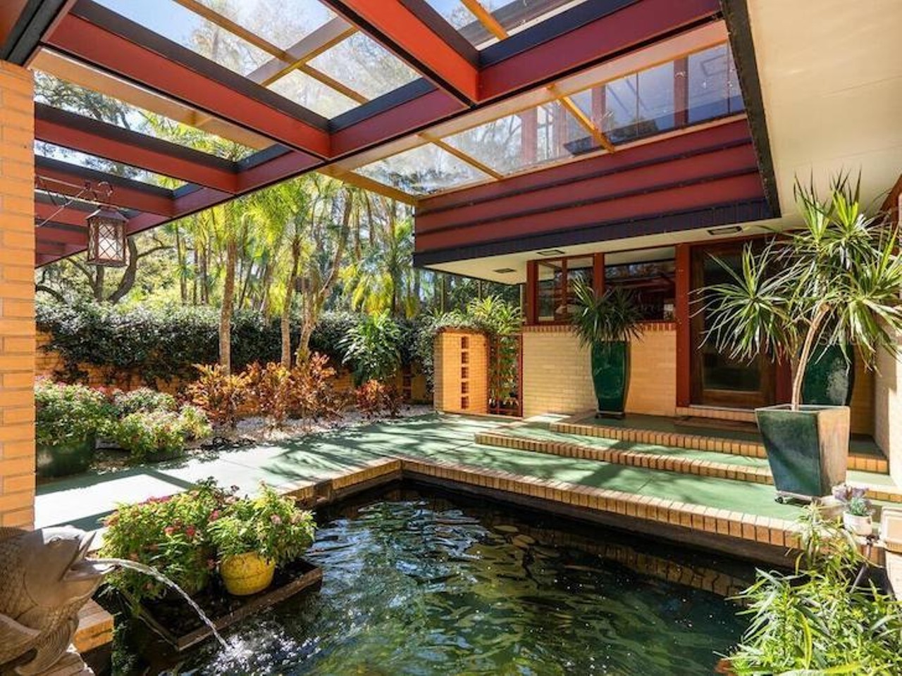 A Clearwater Usonian-style house built by a Frank Lloyd Wright protege is now for sale