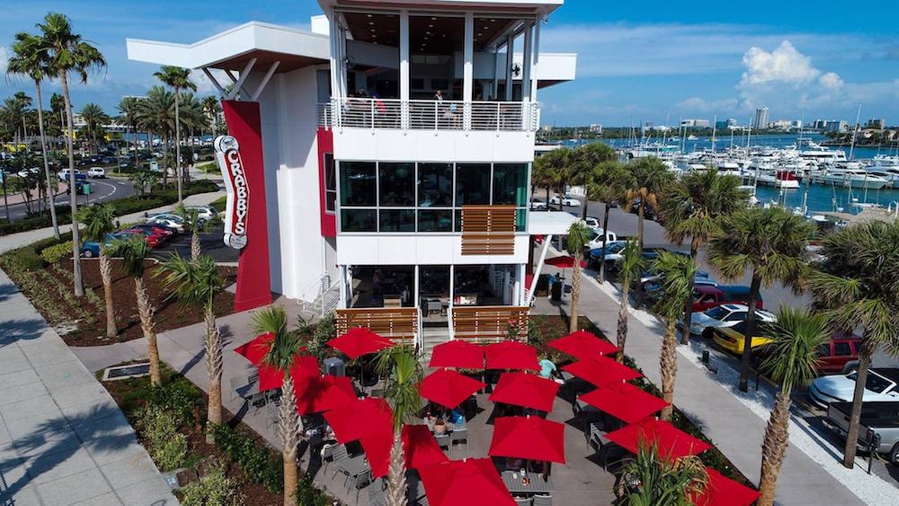 Crabby's Dockside
37 Causeway Blvd., Clearwater Beach
A three-story restaurant with casual grub and affordable drinks fit for beachy hangs.
Photo via Crabby&#146;s Dockside