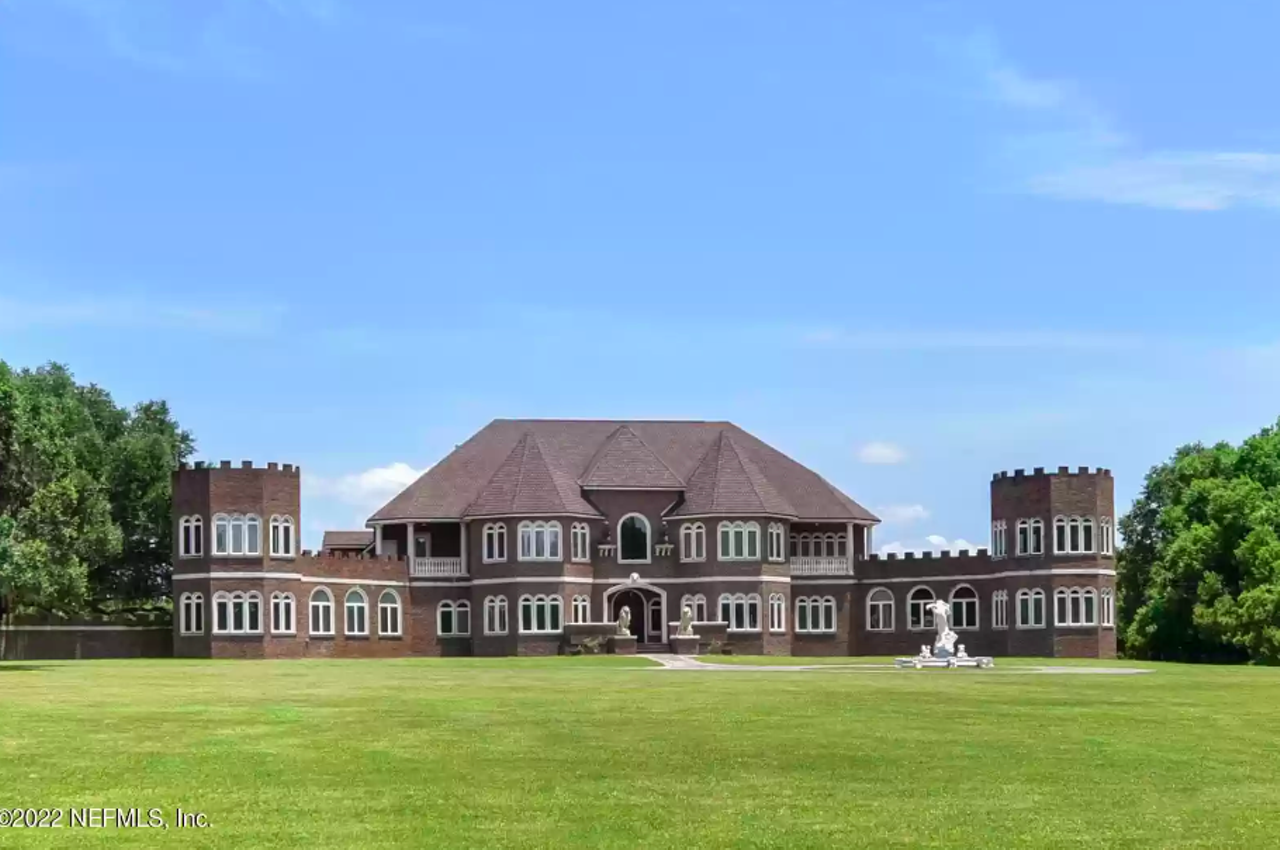 A massive Florida castle house is now on the market