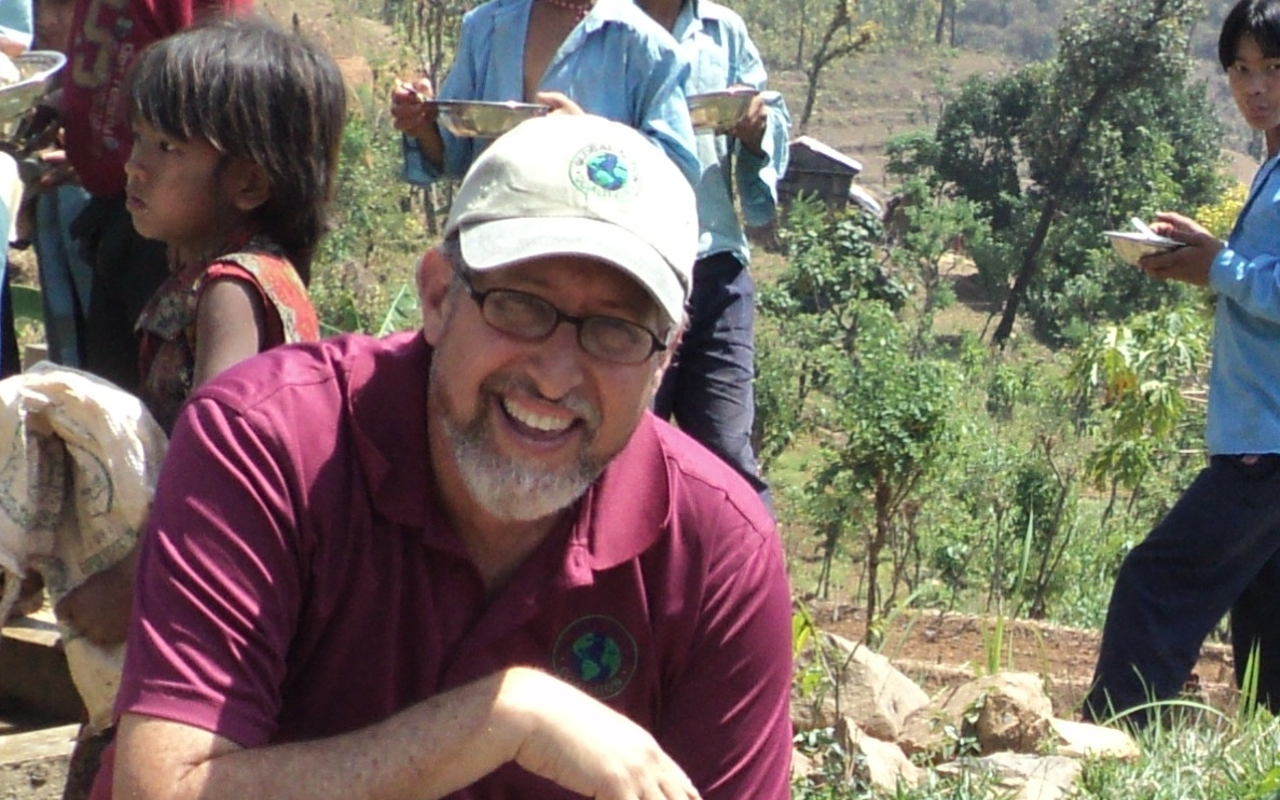 MAKING A DIFFERENCE: Rob Rowen during a recent visit to Nepal. Rowen is a participant in the St. Pete conference.