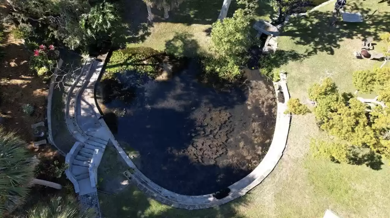 A rare Florida home with its own private freshwater spring is now for sale in Tampa Bay