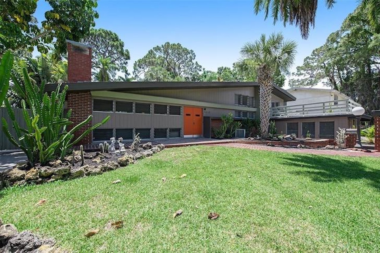 A rare midcentury 'bird cage house' is now for sale in St. Petersburg