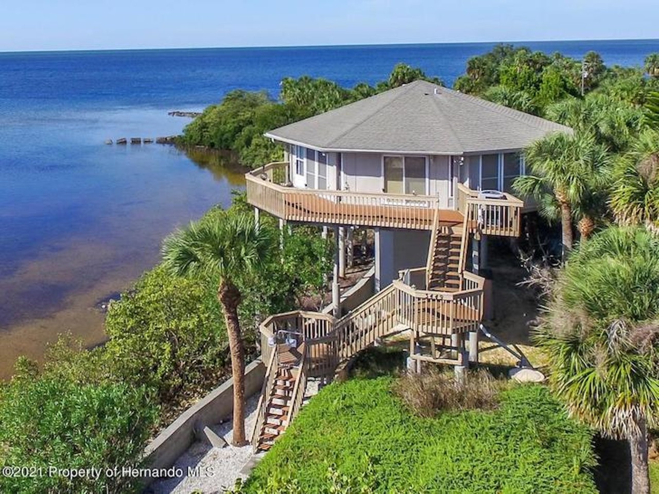 A rare mushroom-style Topsider home is now for sale in Hernando County
