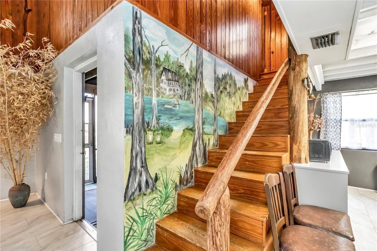 A rare spring house, built from local cypress trees, is now for sale on Florida's Rainbow River