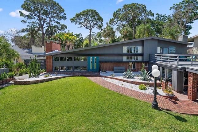 A restored midcentury 'Bird Cage' home is now for sale in St. Petersburg