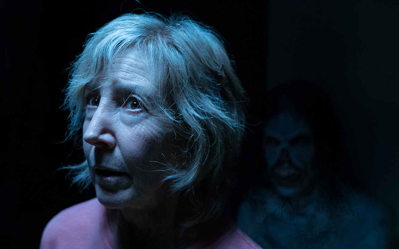 Lin Shaye (left) has more to worry about in Insidious: The Last Key than the evil KeyFace behind her.