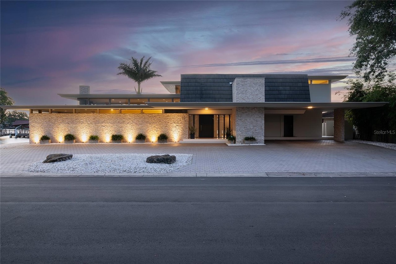 A St. Pete mid-century gem with ties to Frank Lloyd Wright is back on market with a $850K price cut