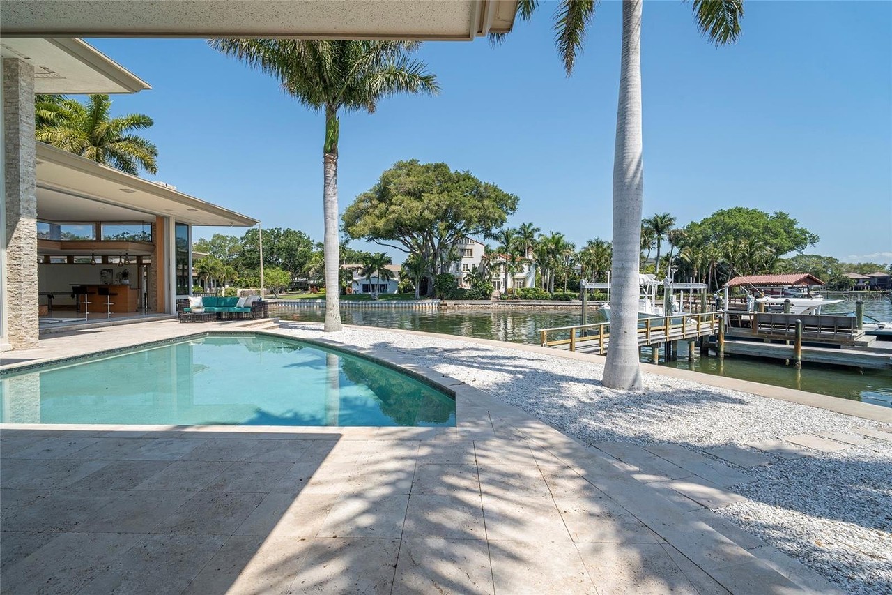 A St. Pete mid-century gem with ties to Frank Lloyd Wright is back on market with a $850K price cut