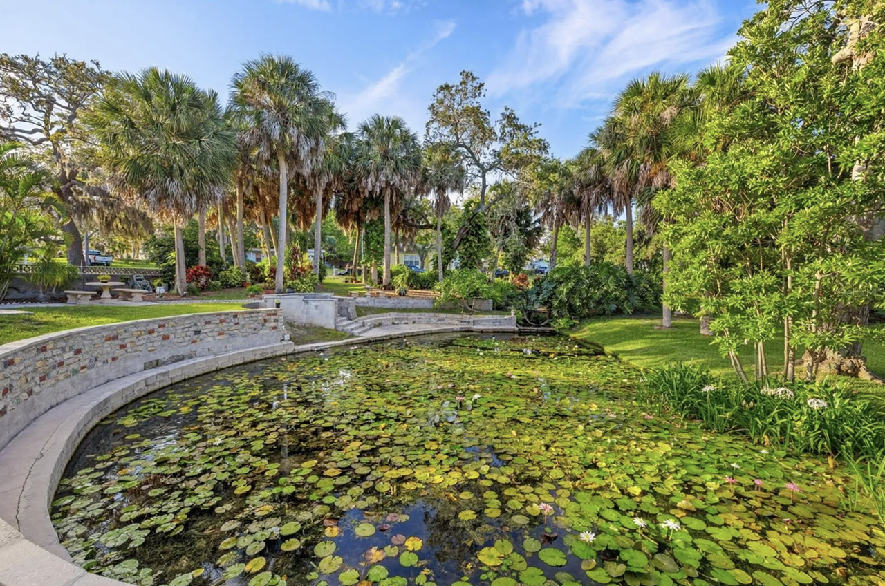 A Tampa Bay home with its own private freshwater spring is for sale