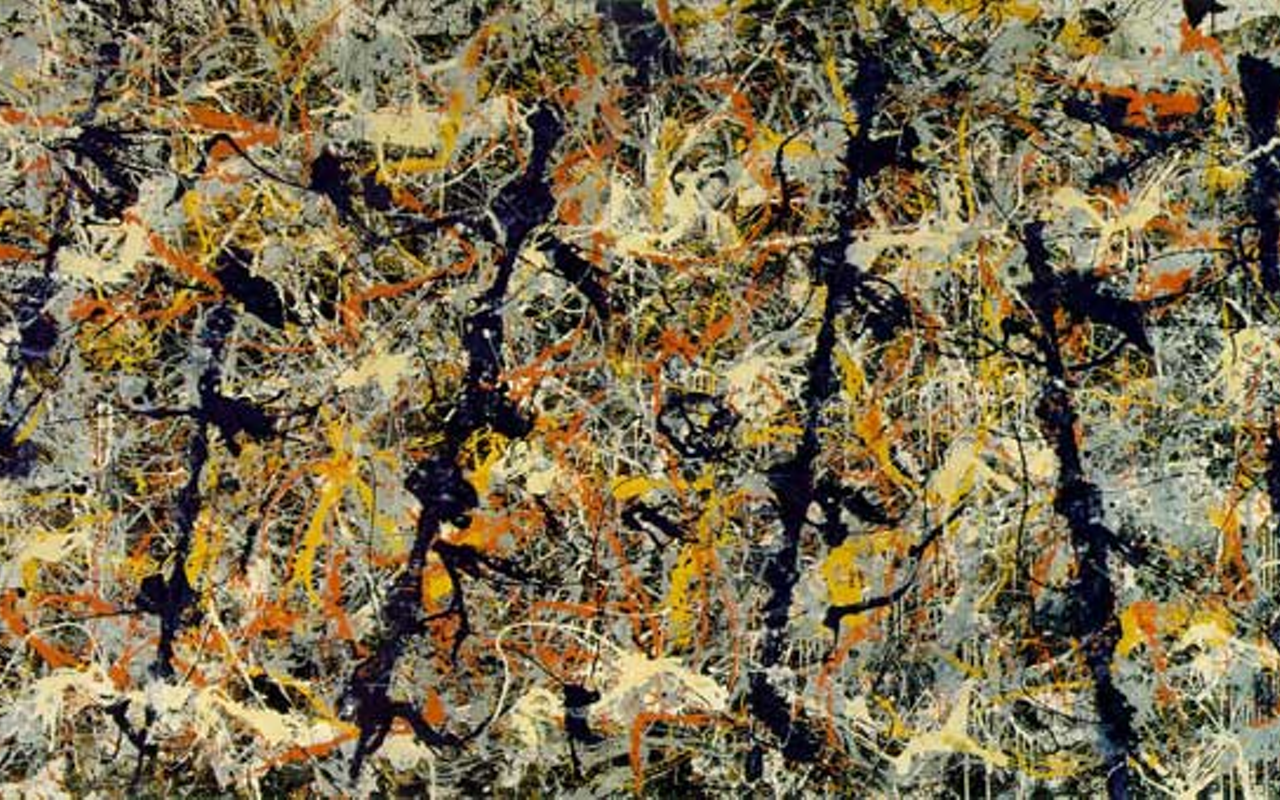 Jackson Pollock's Blue Poles