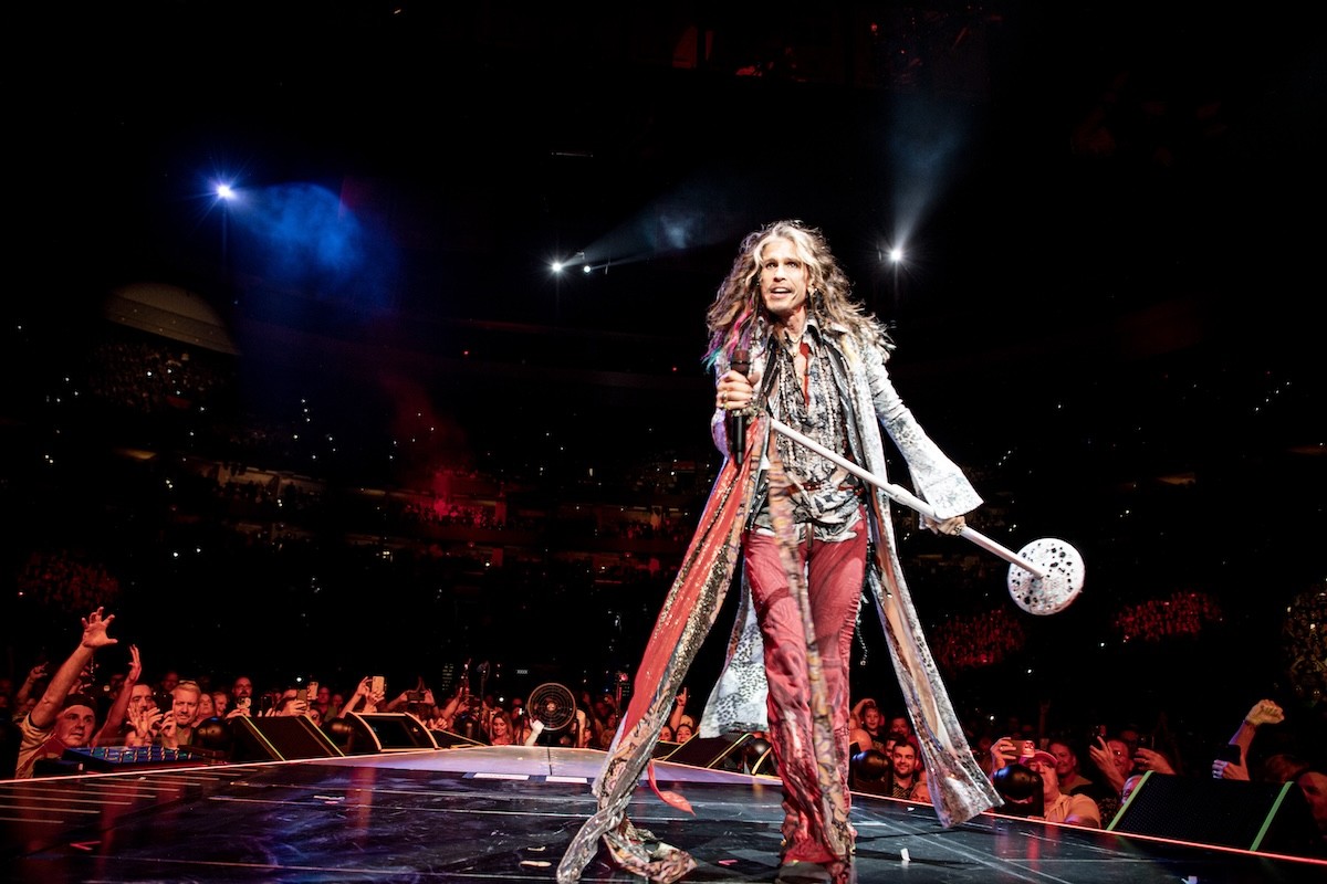 Aerosmith, which was supposed to play Amalie Arena in Tampa, Florida on Feb. 14, 2025.