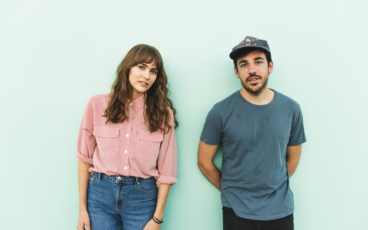 Kathleen (L) and Nick Arnal who play Print St. Pete in Gulfport, Florida on Jan. 12, 2024.