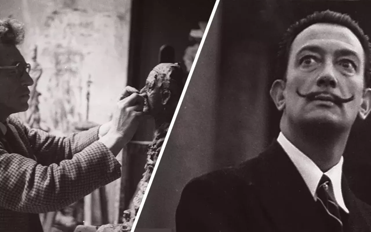Image: Alberto Giacometti & Salvador Dal&iacute;: Through & Beyond Surrealism Opening Day