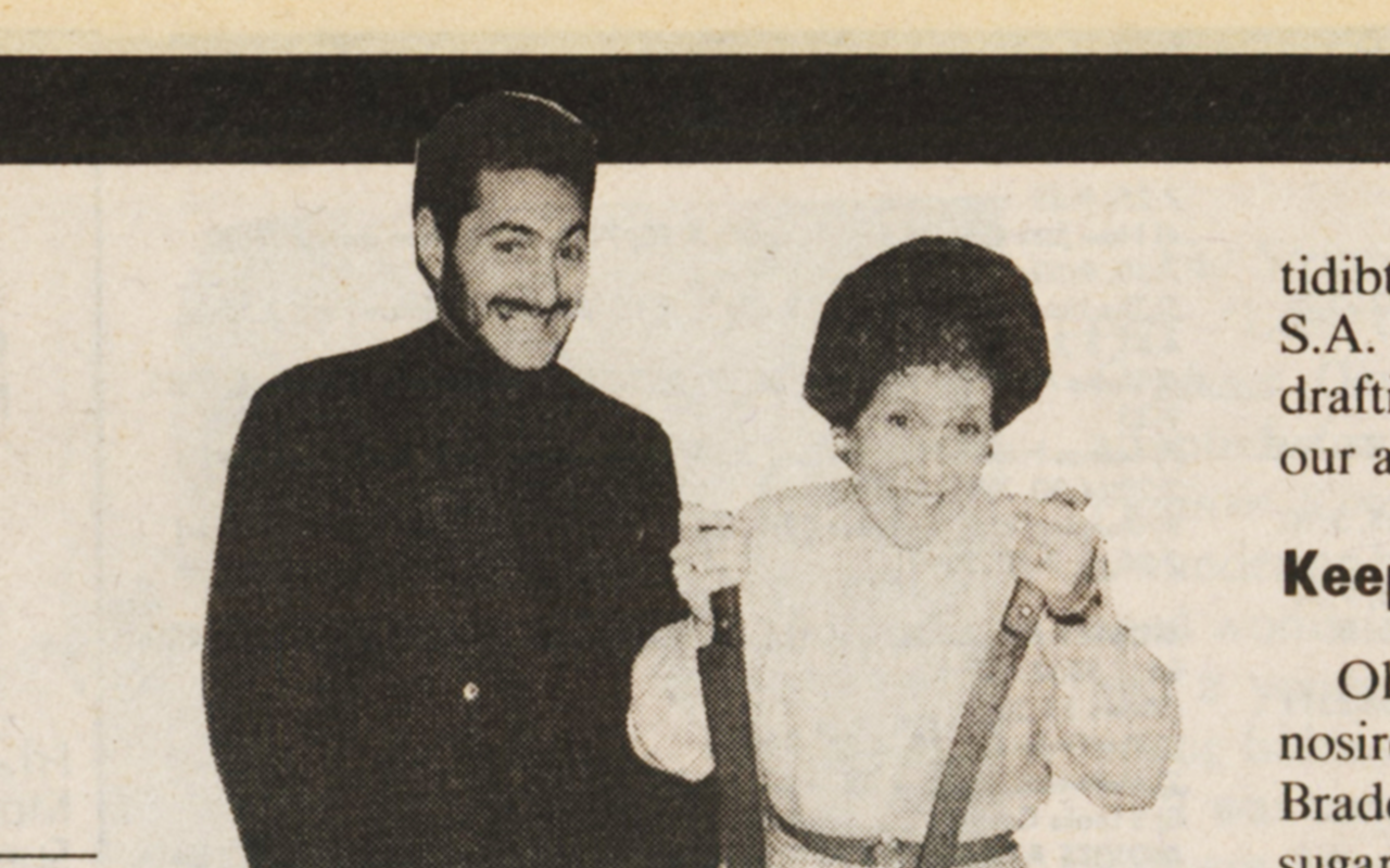TASTY MEMORIES: A knife-wielding former mayor Sandy Freedman (left) graced a March 1991 column.