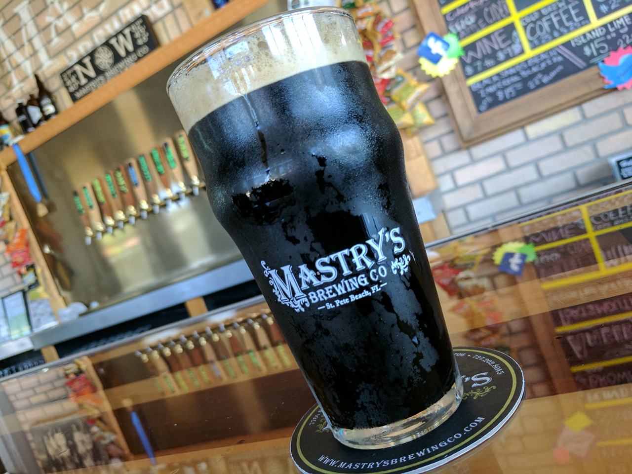 Head to another museum, the Museum of Fine Arts, for Beer Project collaboration brews from USF St. Petersburg's Brewing Arts Program and locals like Mastry's Brewing Co.