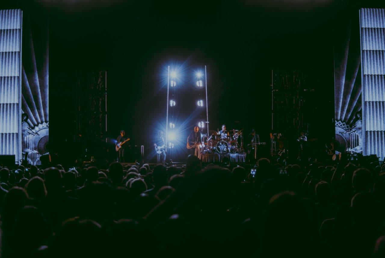 The Smashing Pumpkins play Amalie Arena in Tampa, Florida on July 25, 2018.