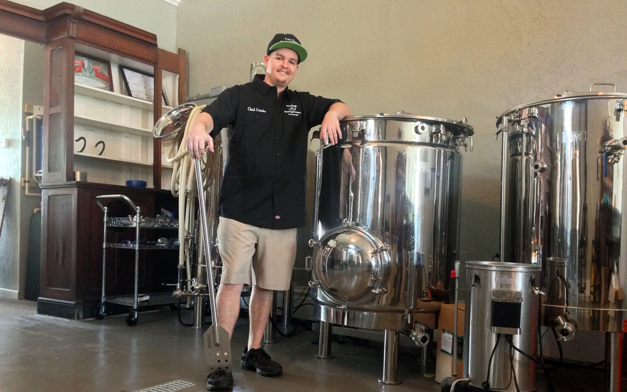 Two Frogs Brewing Company head brewer Chad Croake.