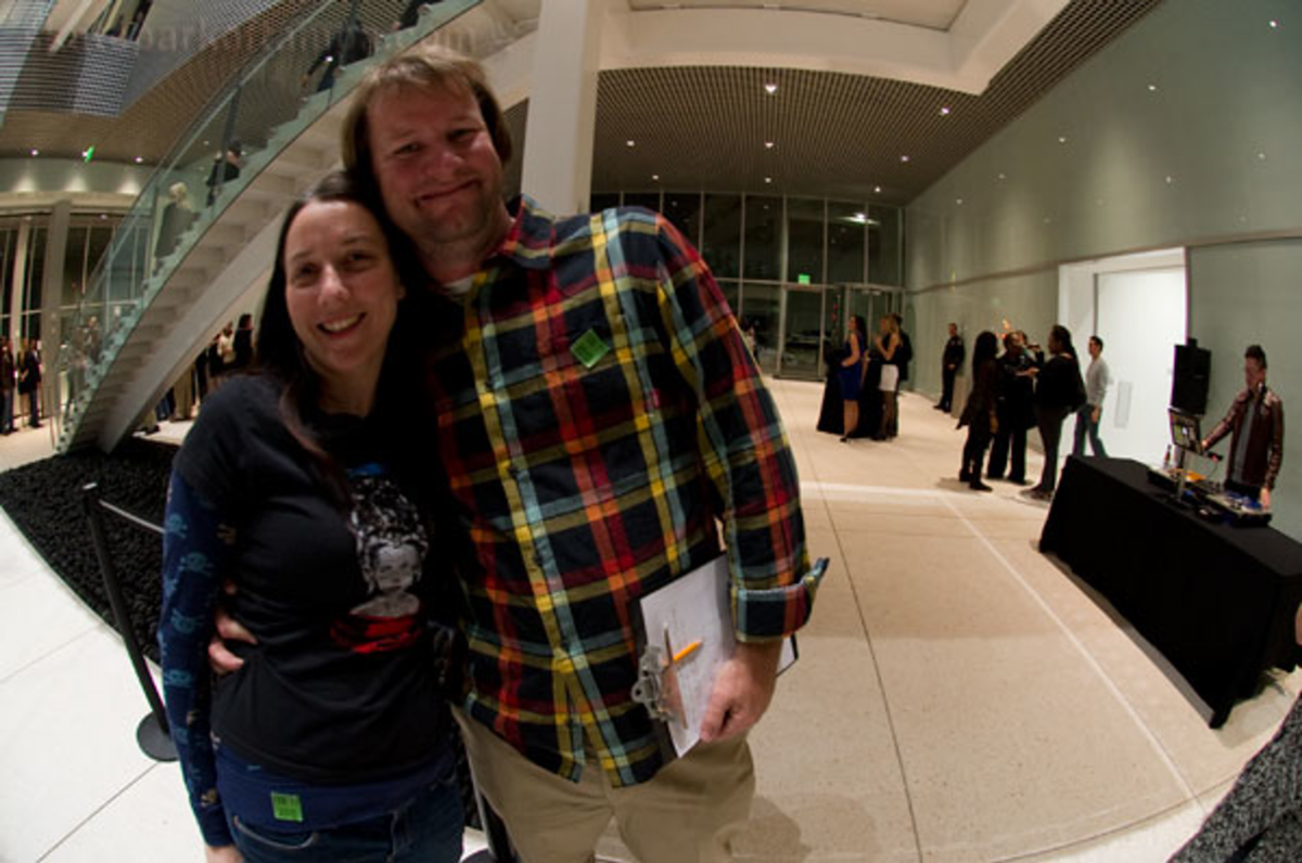 Suzie and Chad Cardoza of Kick Start My Art bring ingenious and fun art shows to the Bricks on a regular basis. The events have become a Tampa art scene staple.