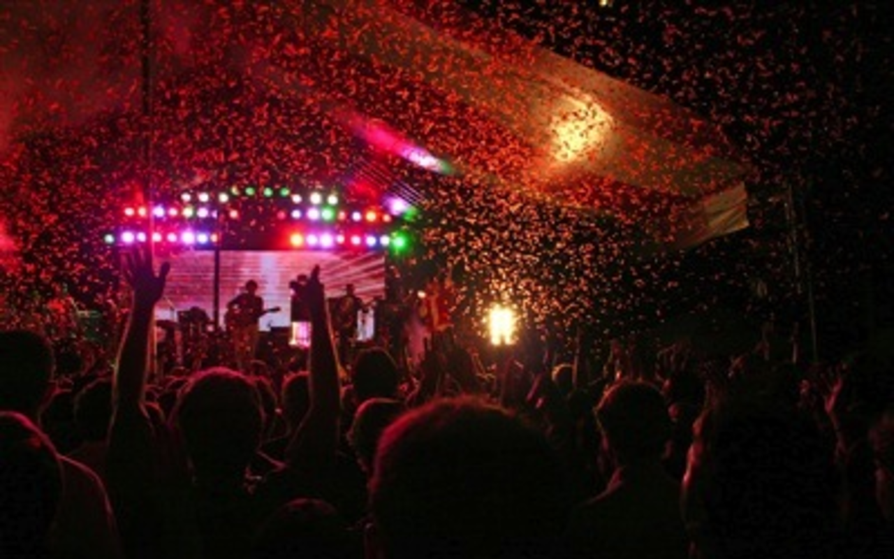 BEST USE OF CONFETTI: The Flaming Lips at Jannus Landing