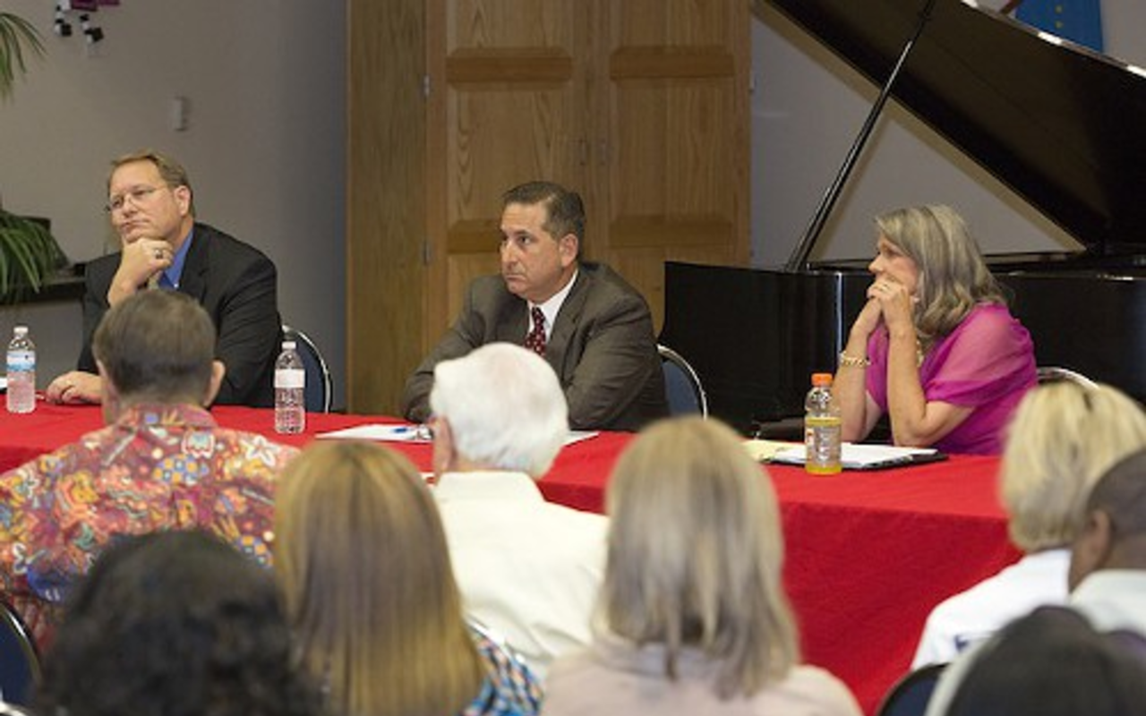 It begins: Bill Foster, Rick Kriseman & Kathleen Ford in their 1st mayoral debate